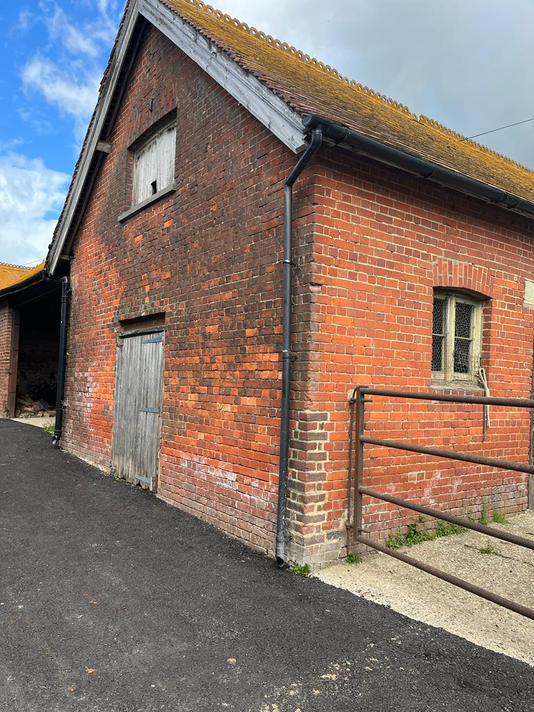 side view of old Prime Stables workshop