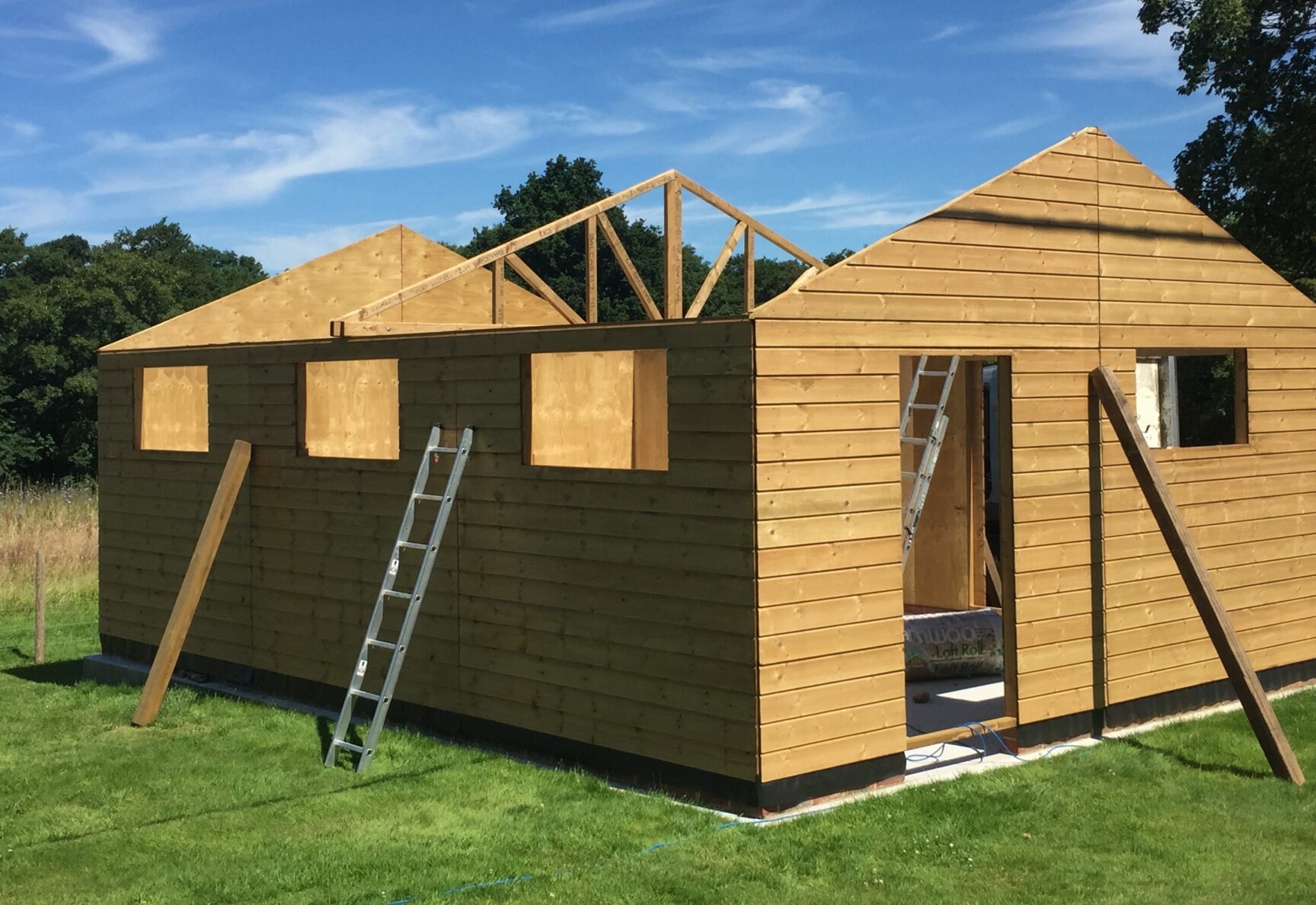 Building half constructed