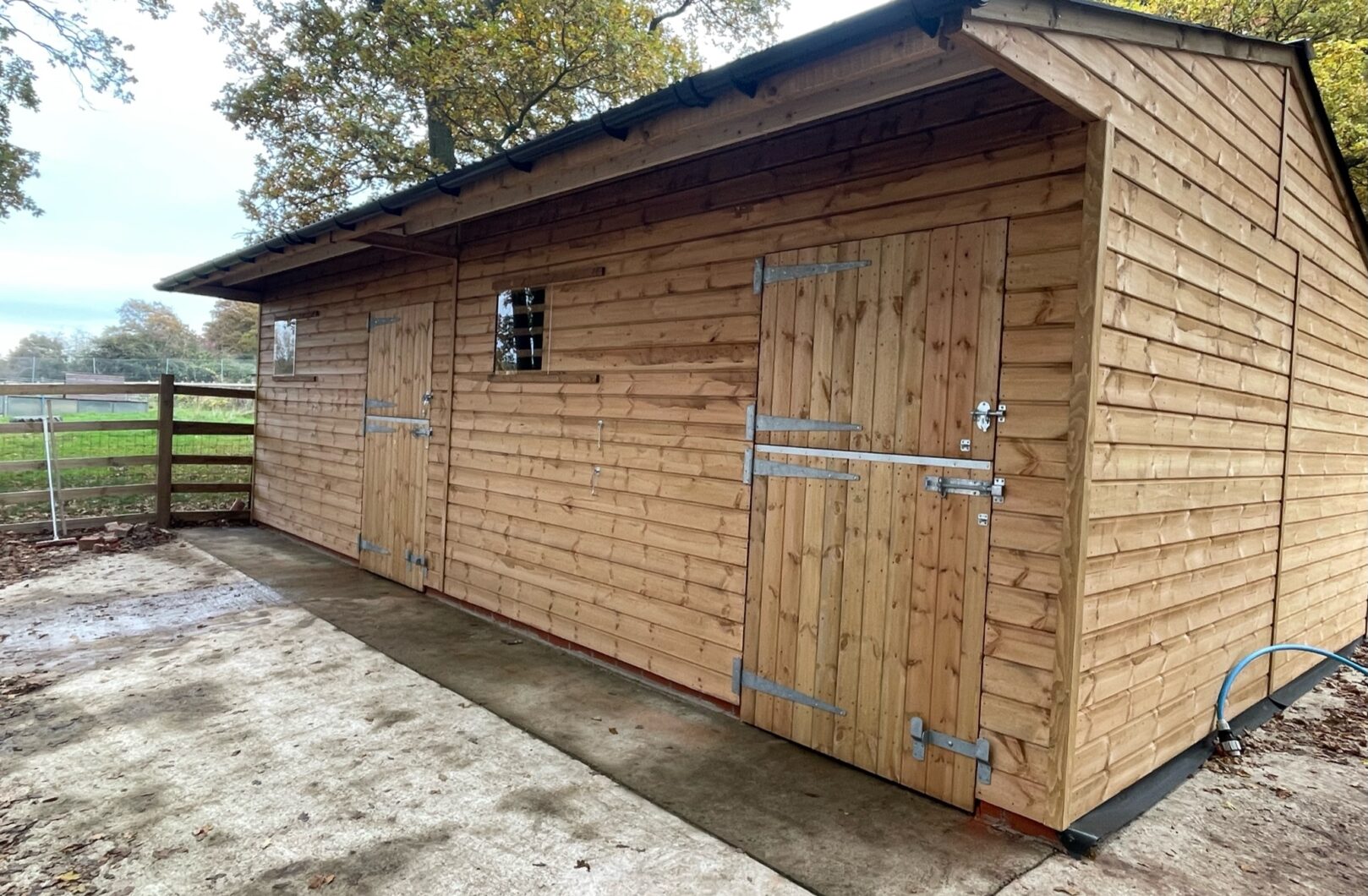 Double Stable Block doors closed