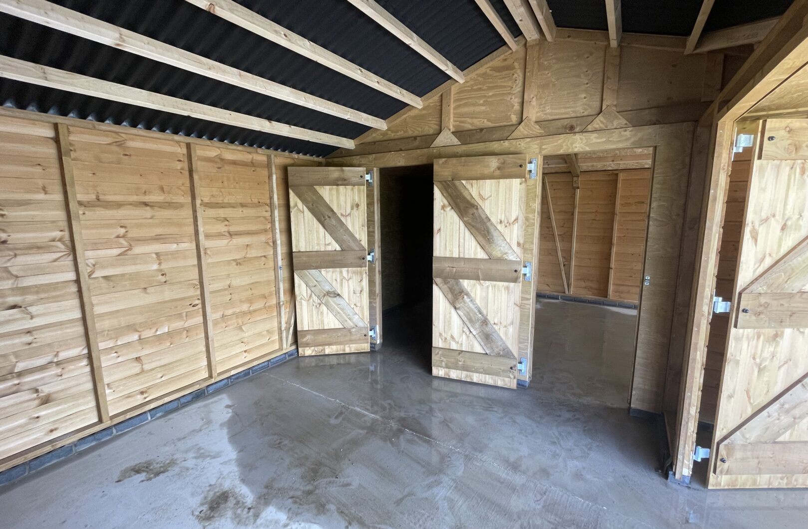 Internal with doors open