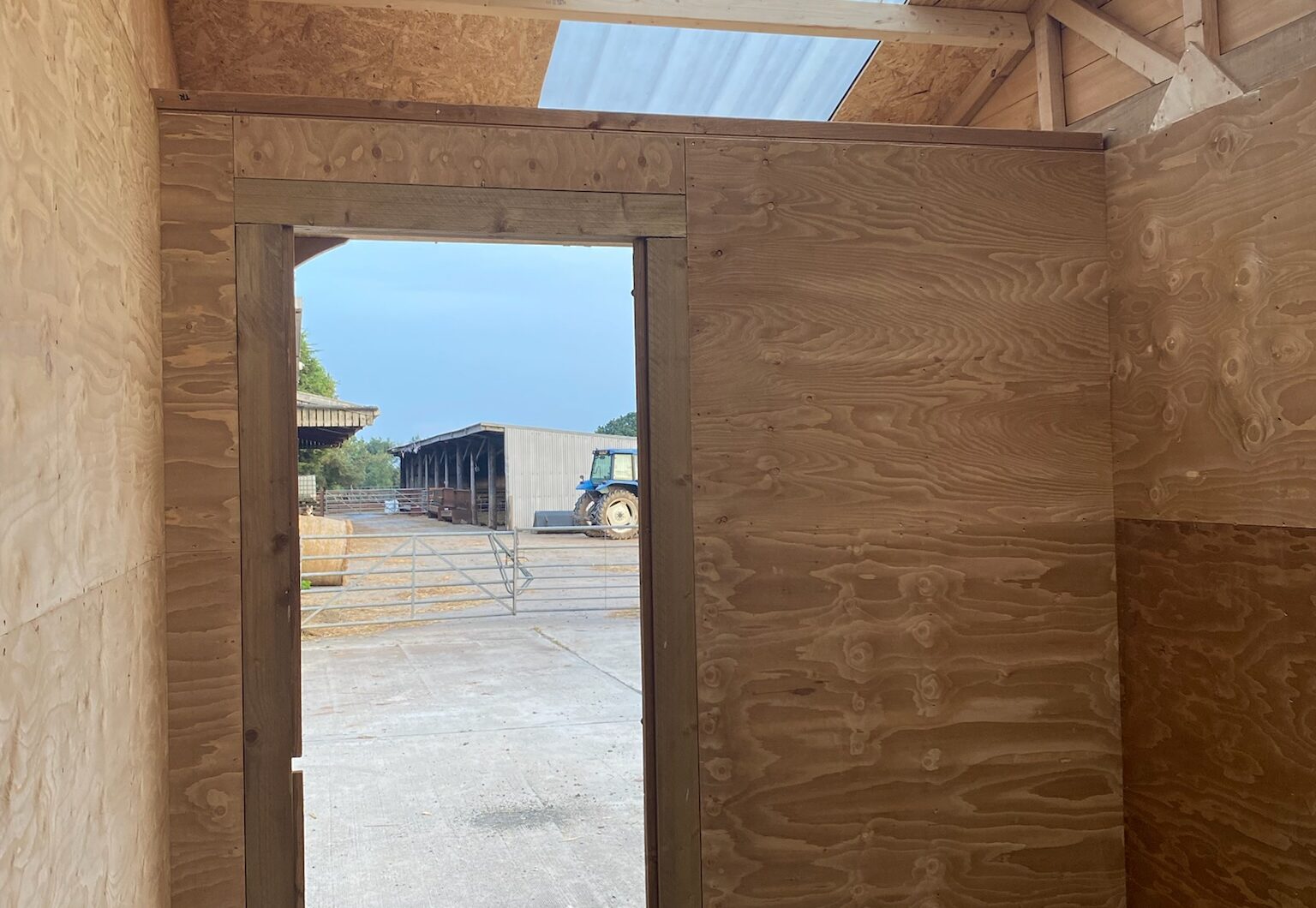 Tack room fully lined