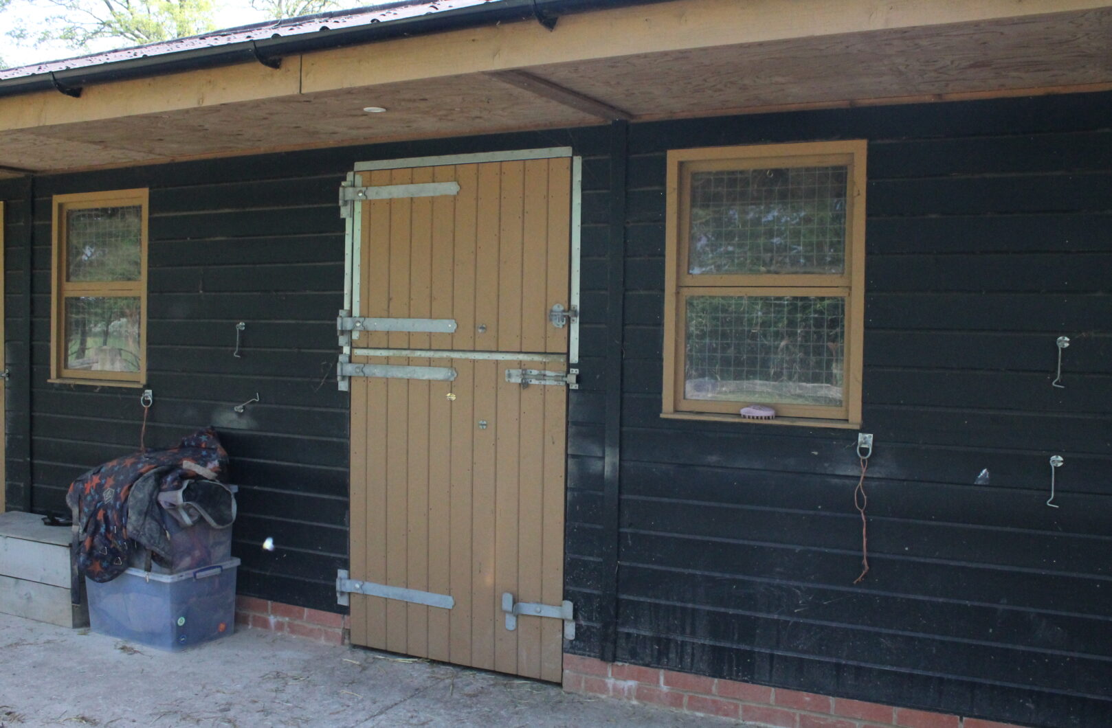 Stable close up door closed