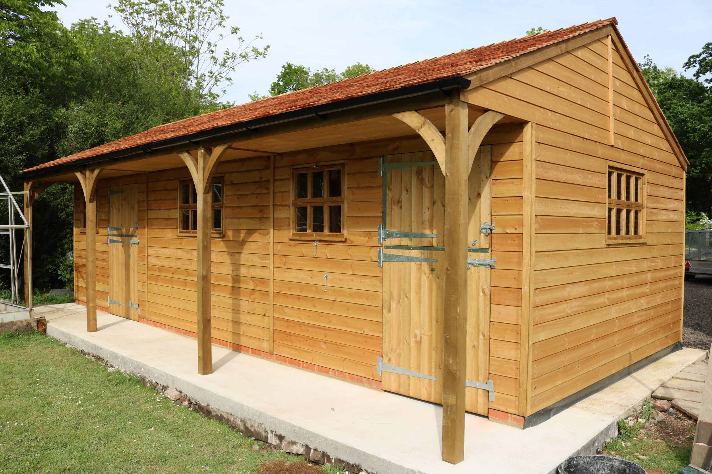 Stable Block with Cedar Shingles