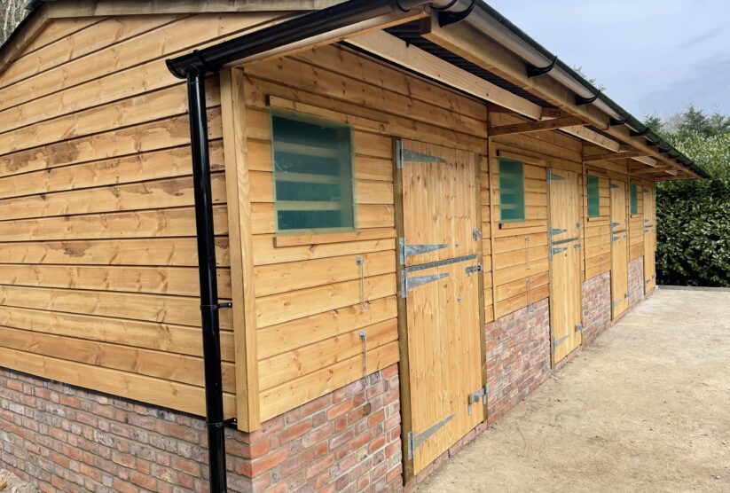 Stable Block with High Brick Base