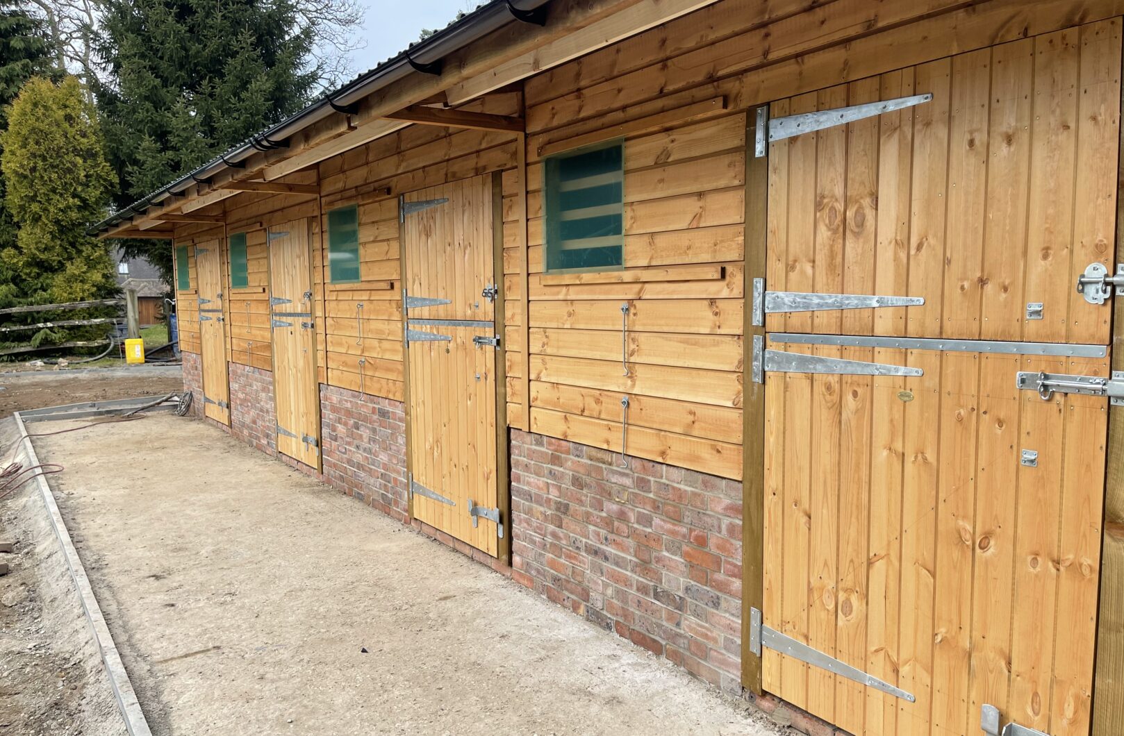 Stable Block with High Brick Base
