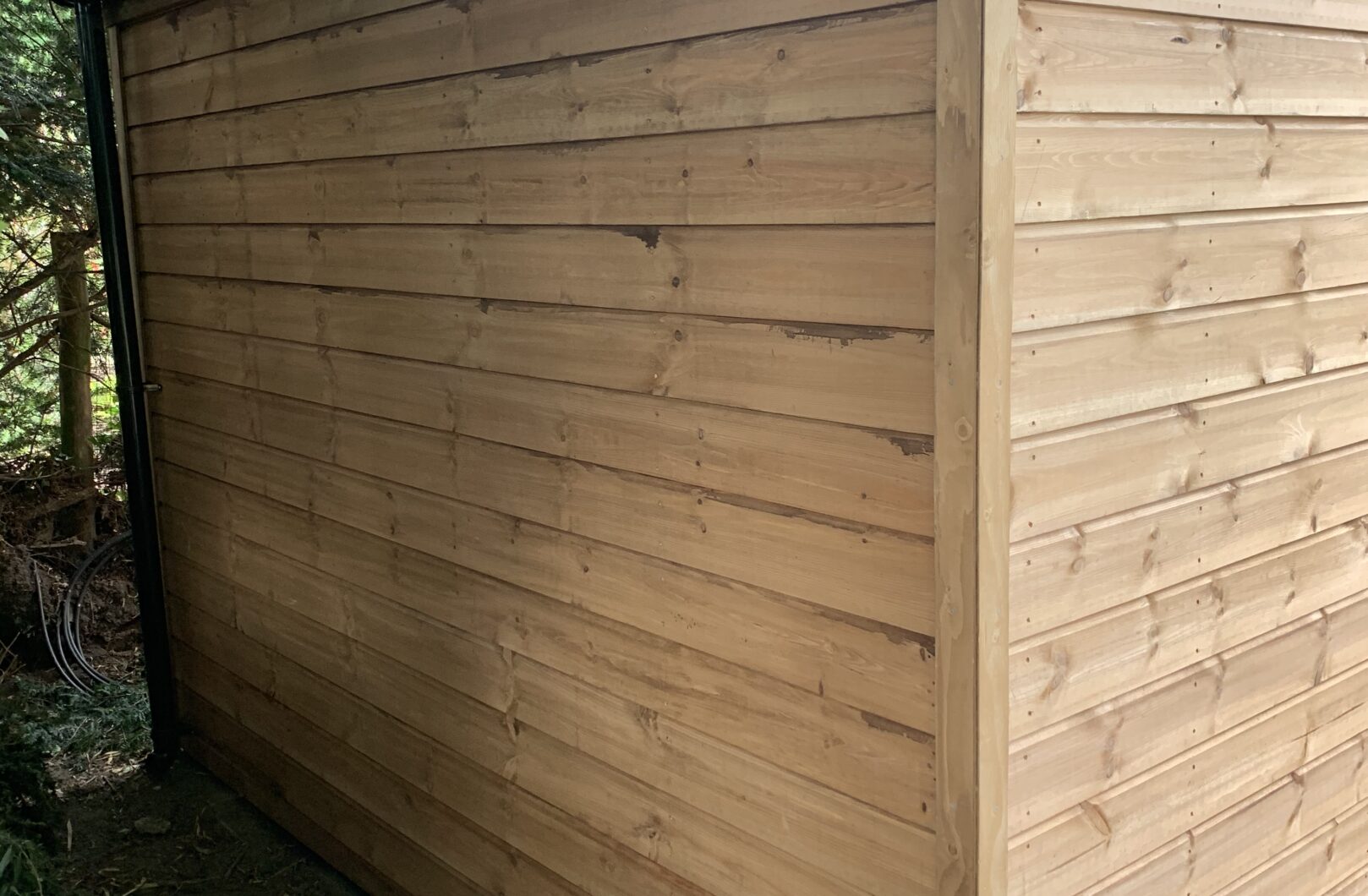 Backside of building