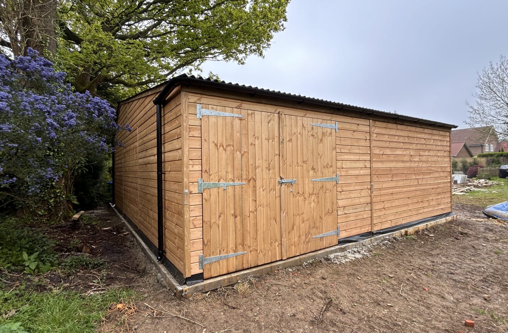 Double Car Port and Store