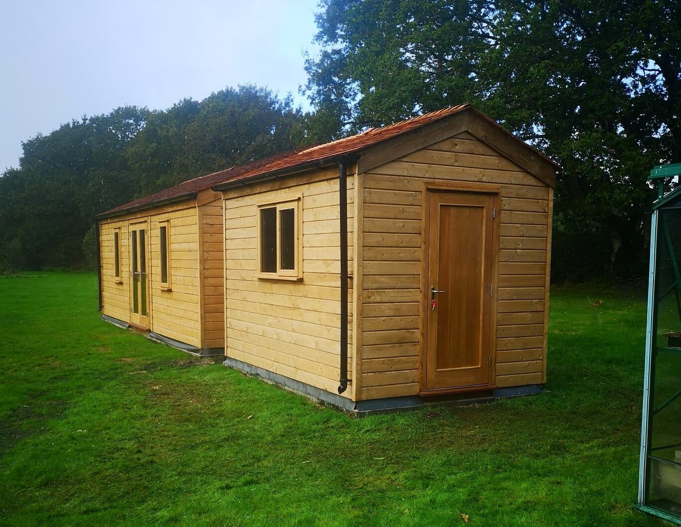 Garden Offices with Cedar Shingles