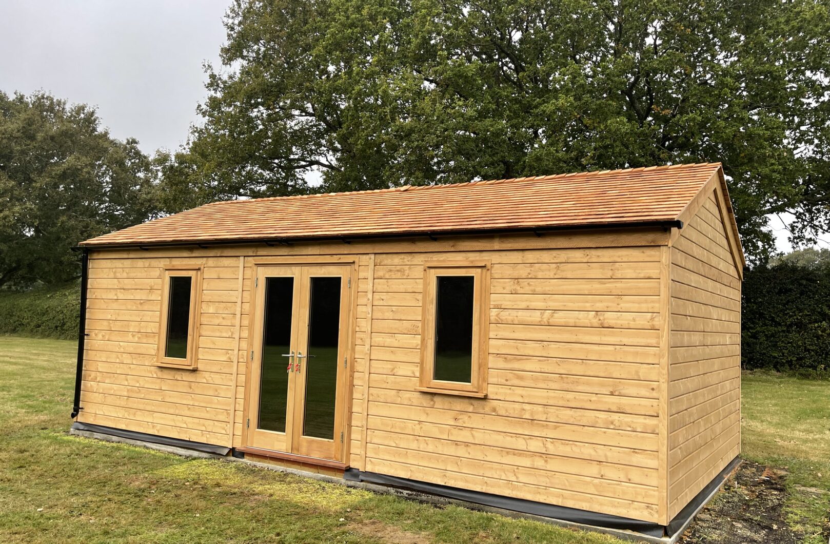 Garden Offices with Cedar Shingles