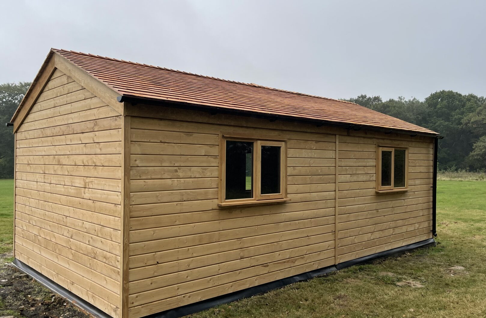 Garden Offices with Cedar Shingles