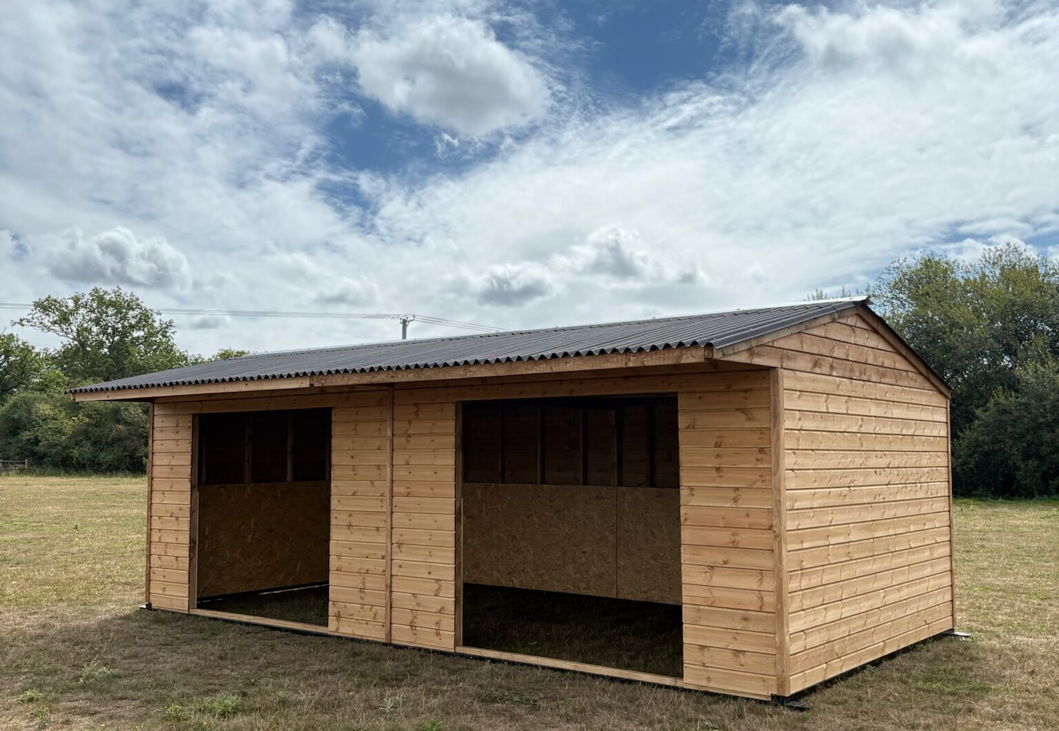 Double Mobile Field Shelter – Sussex