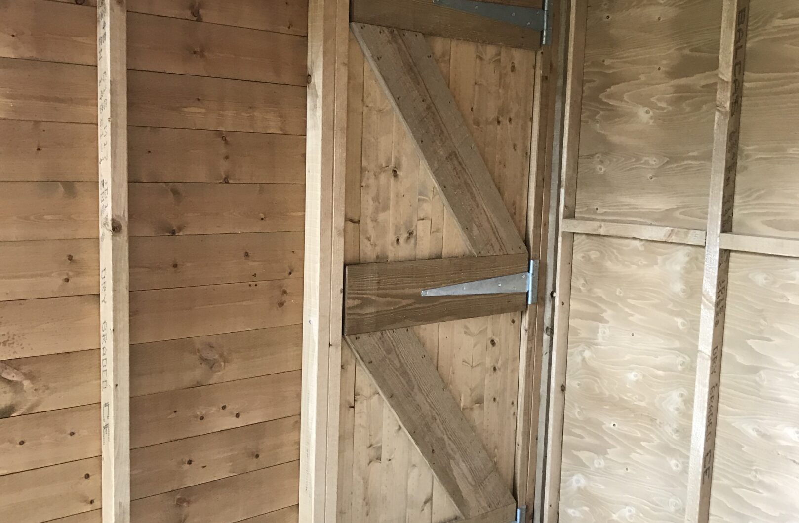 Internal tack door closed