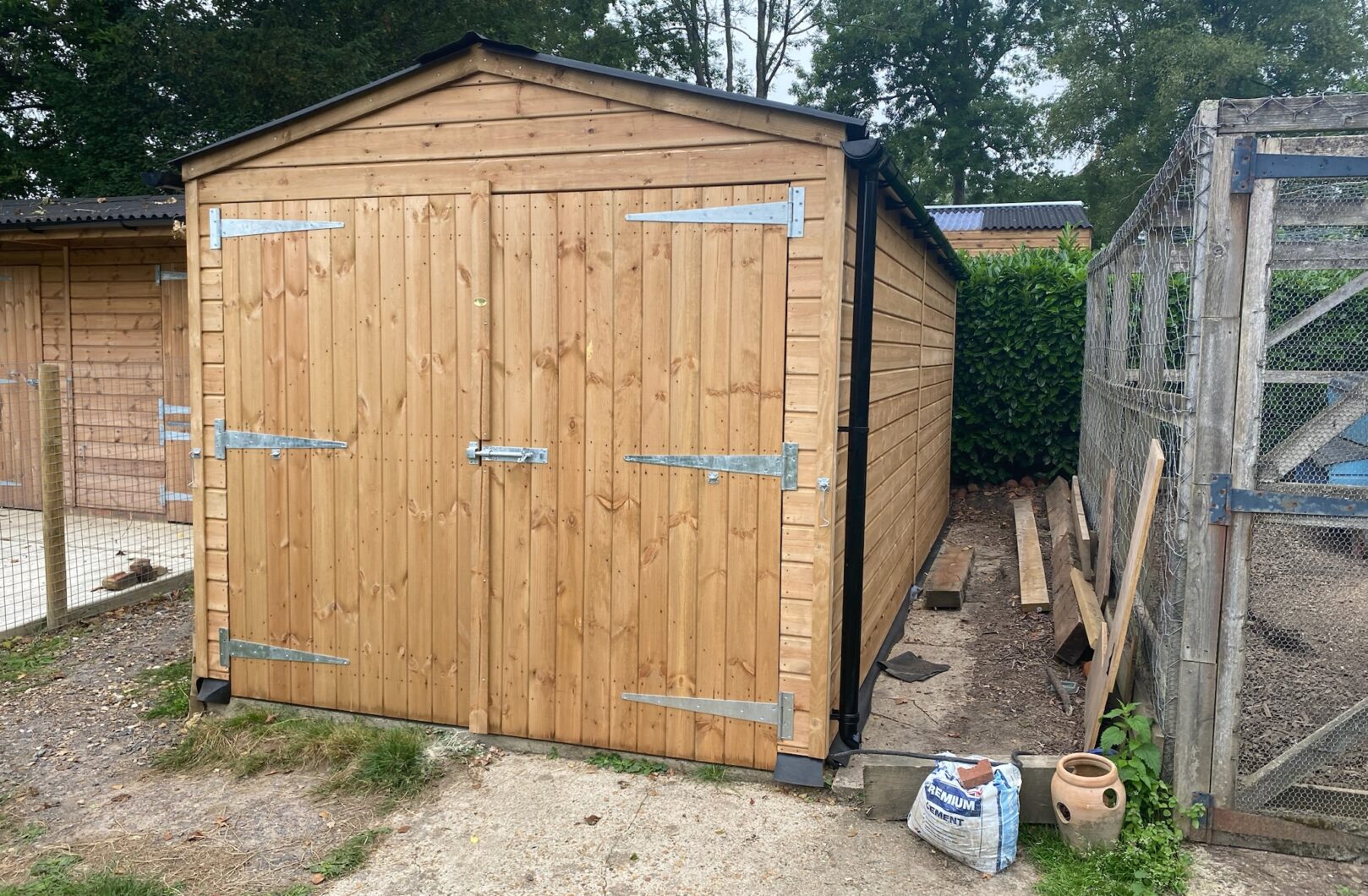 Back side of Long Workshop