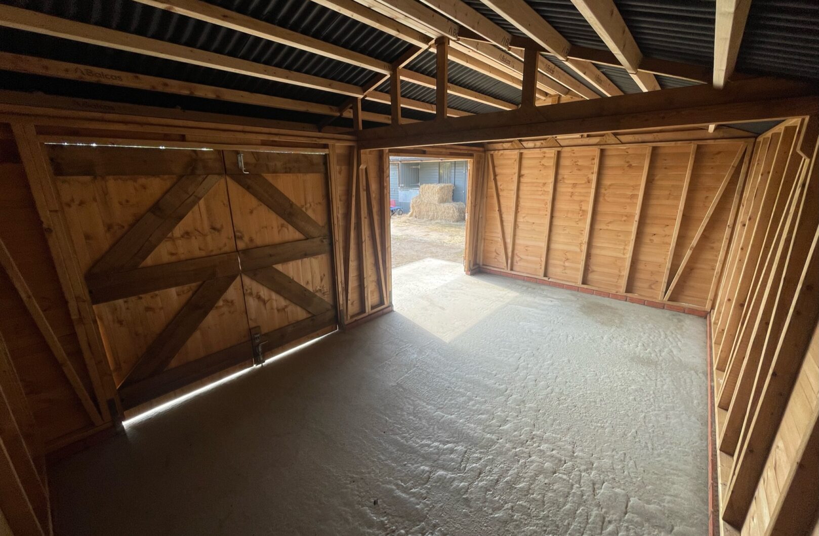 Double garage internal