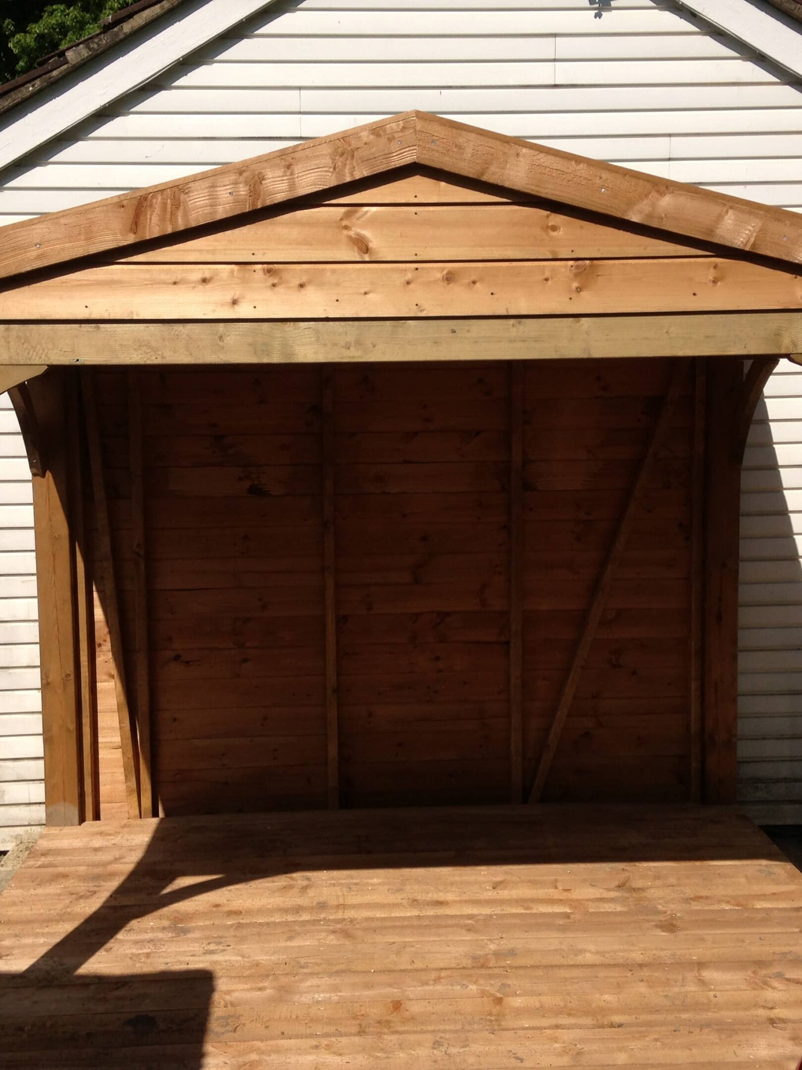 Open Covered Area with Decking