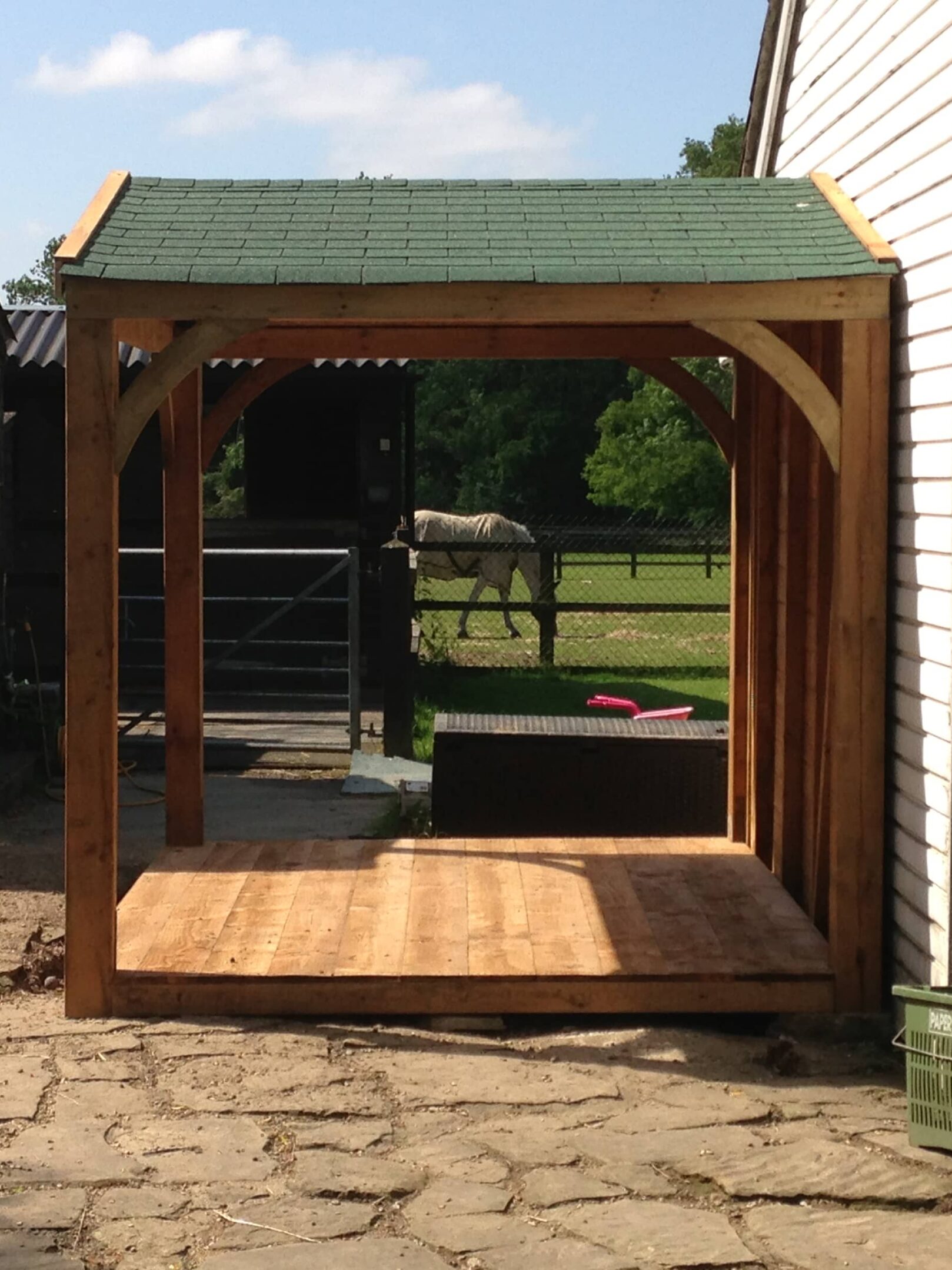 Open Covered Area with Decking