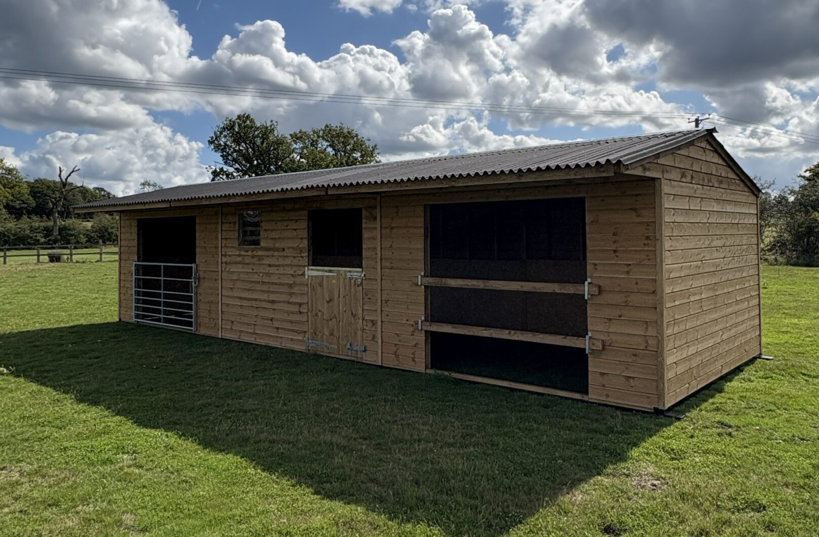Triple mobile field shelter