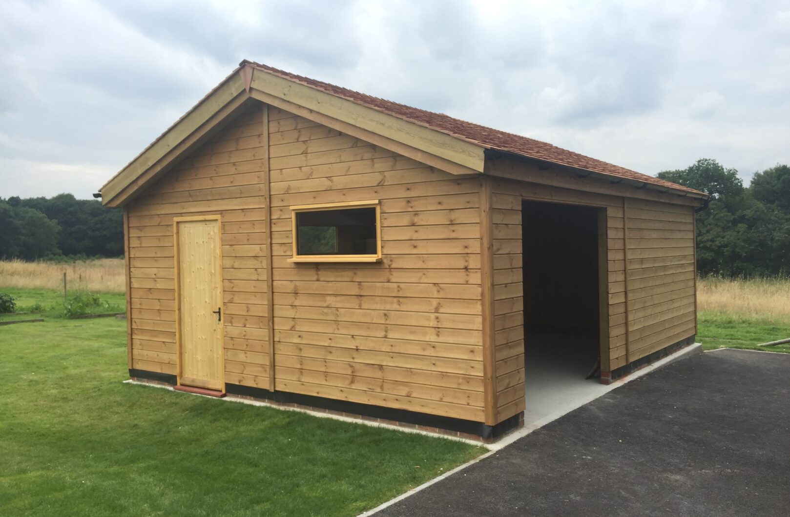Workshop Casement Windows and Cedar Shingles front