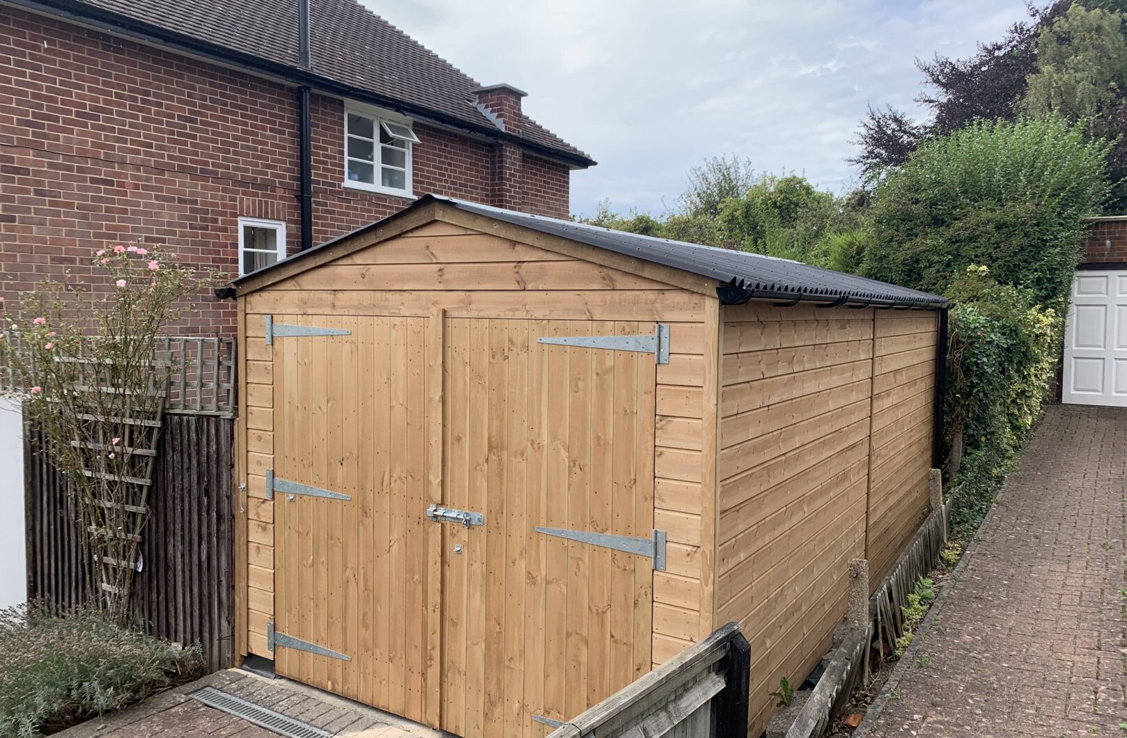 Front of building facing the road