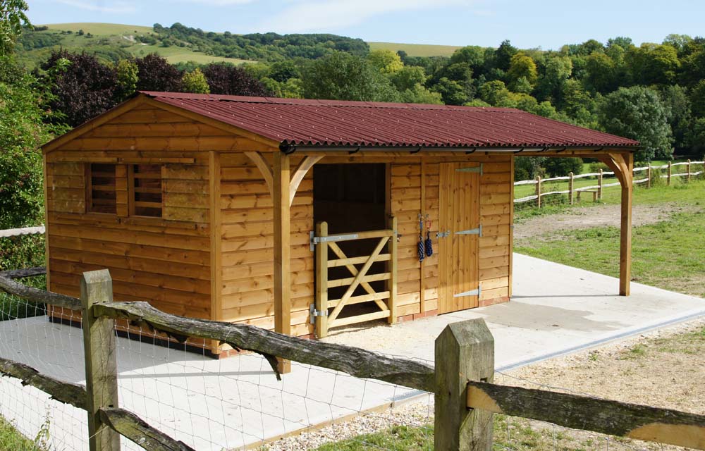 Static Field Shelter, Store & Covered Area