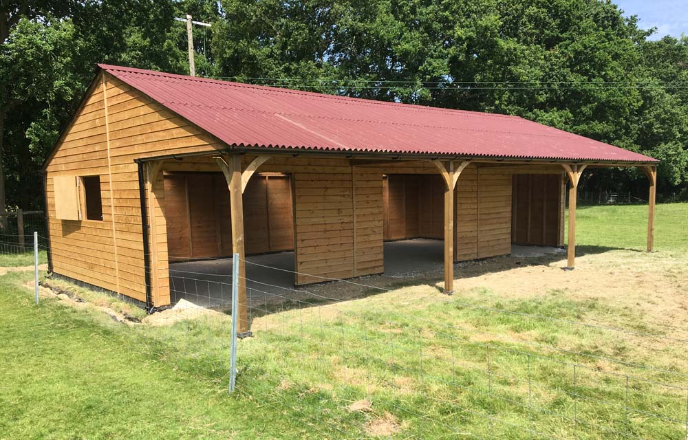 Large Triple Static Field Shelter