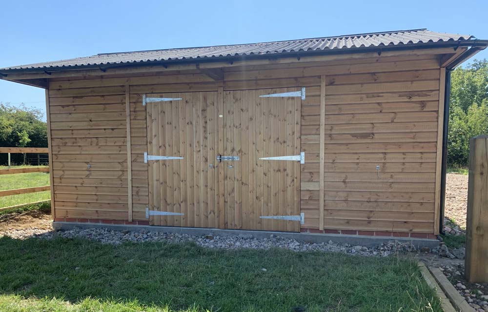 Freestanding Hay Barn