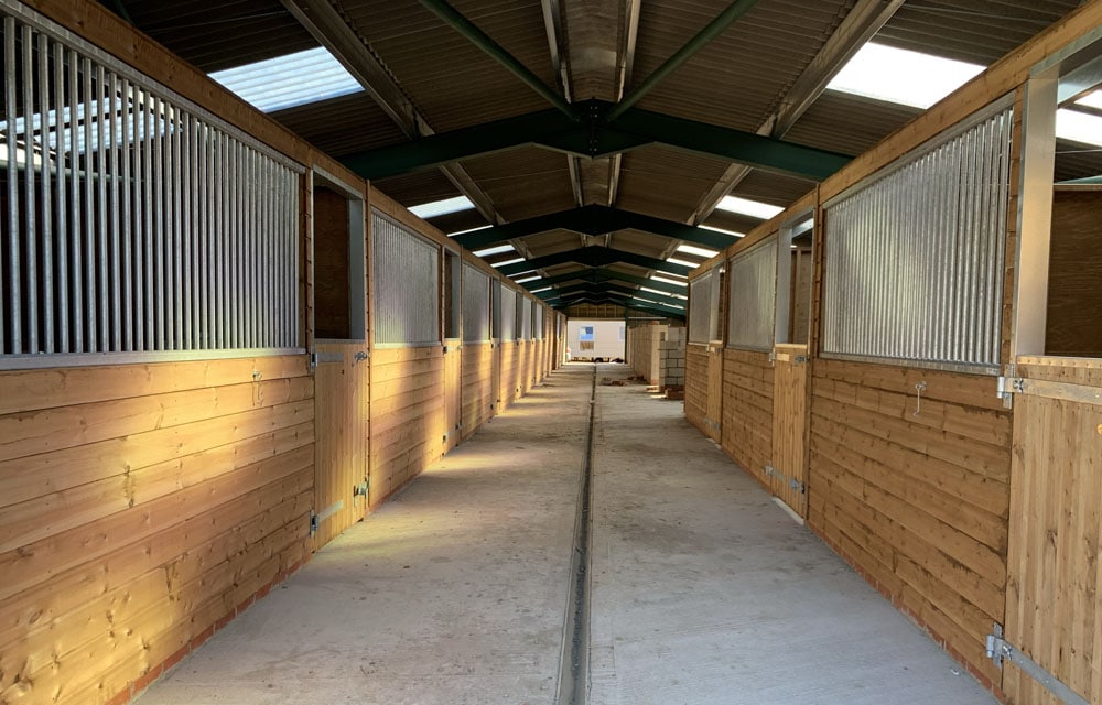 Double Row of Internal Stables