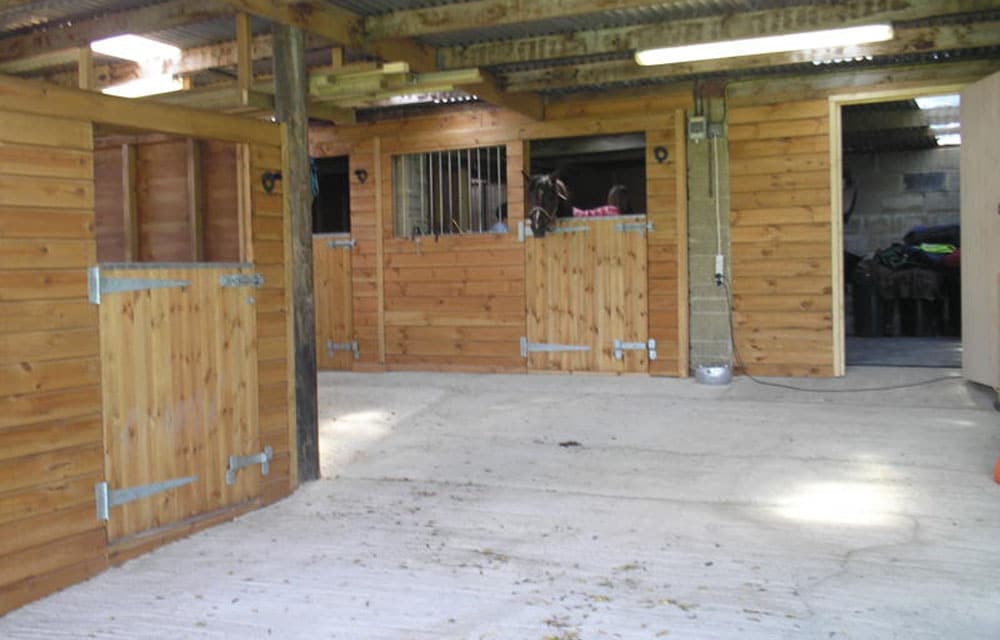 Internal Stables & Tack Room