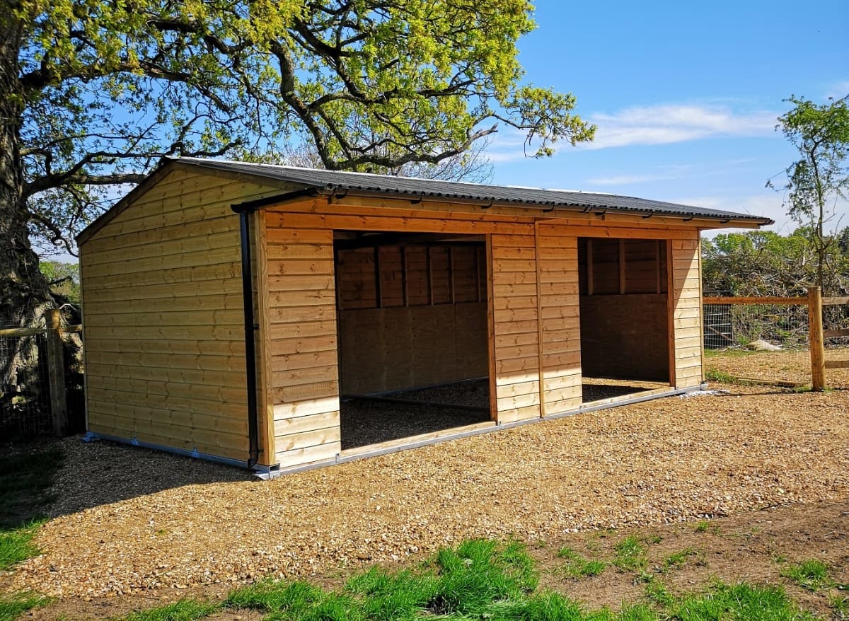 Double mobile field shelter