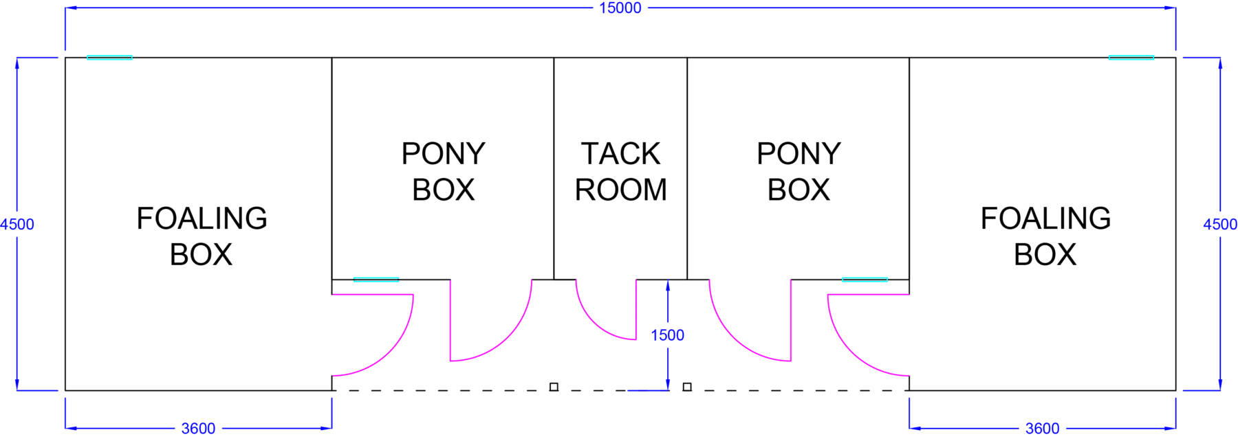 foaling box stable block layout plan