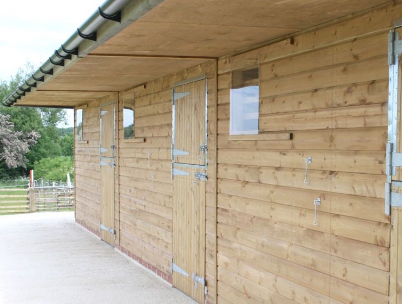 Plywood Overhang Lining (0.9m overhang)